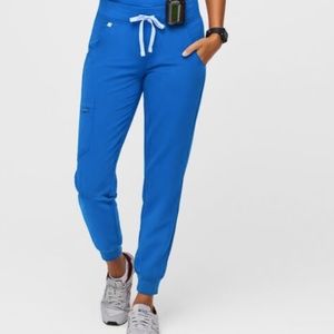 Figs Zamora Jogger Scrub Pants Size S Royal Blue